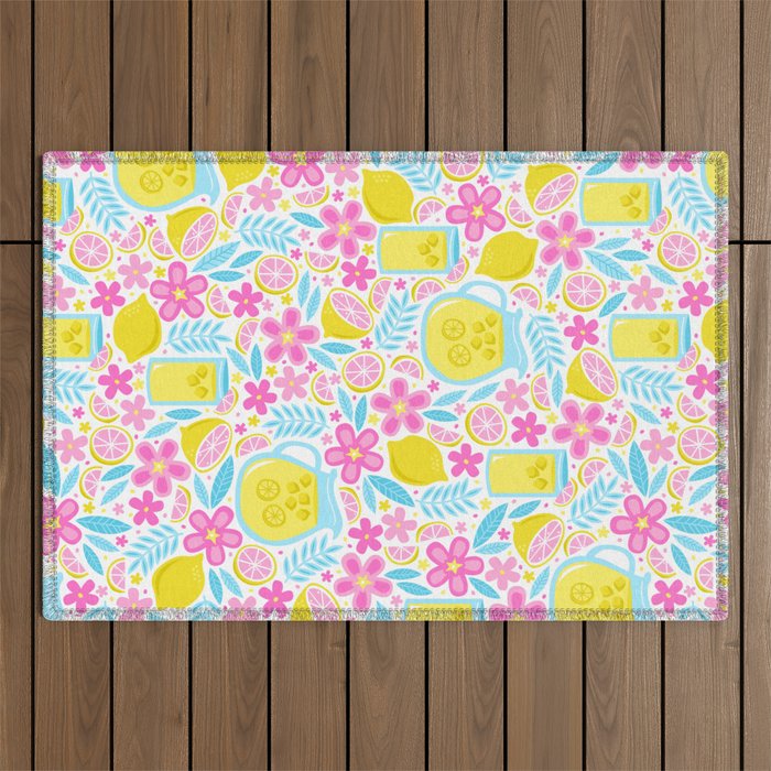 Pink Lemonade Outdoor Rug