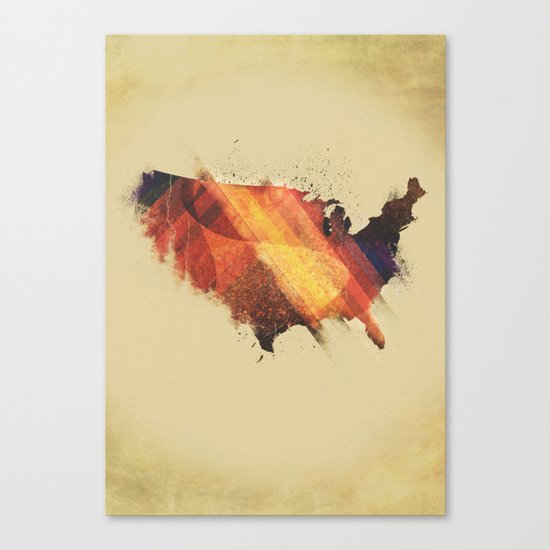 America Canvas Print