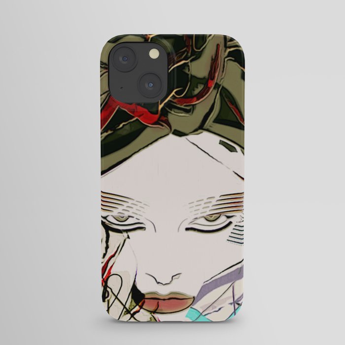 the woman with turban iPhone Case
