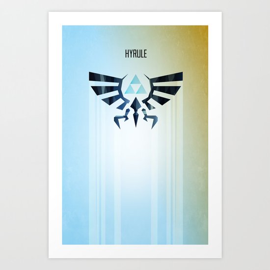 The Legend of Zelda - Hyrule Rising Poster Art Print