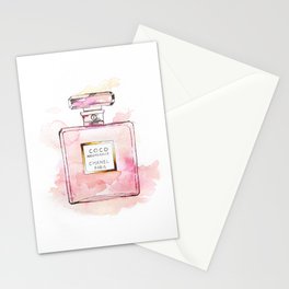 Fashion perfume bottle Stationery Cards
