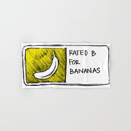 B for Bananas Hand & Bath Towel
