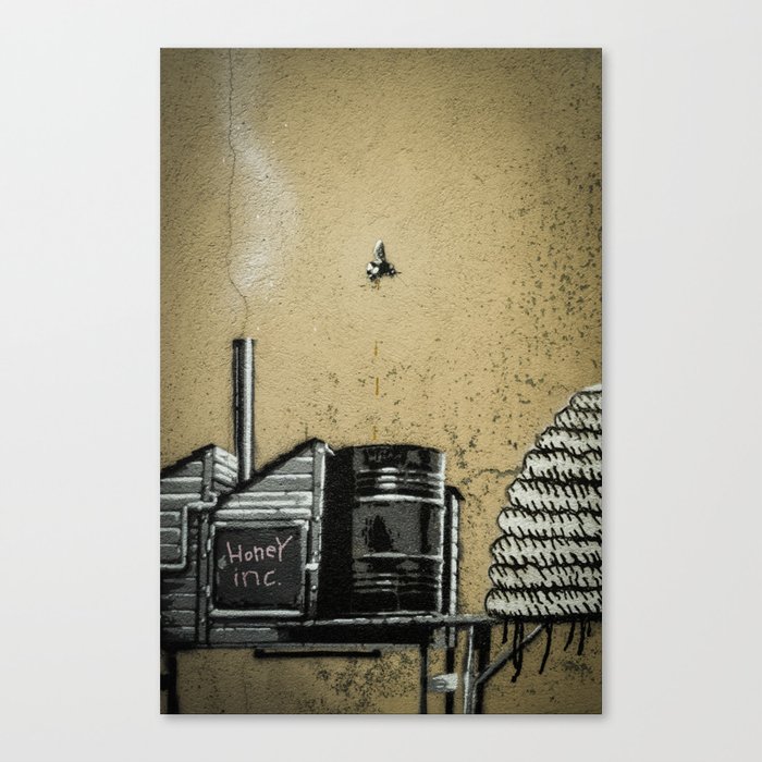 Working bee Canvas Print