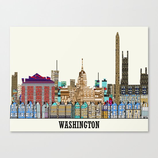 washington dc Canvas Print