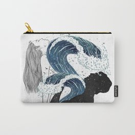 Through waves and galaxy. Carry-All Pouch