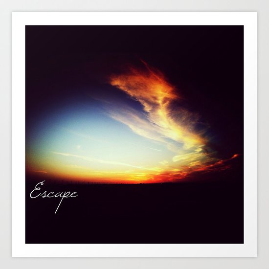 Escape Art Print