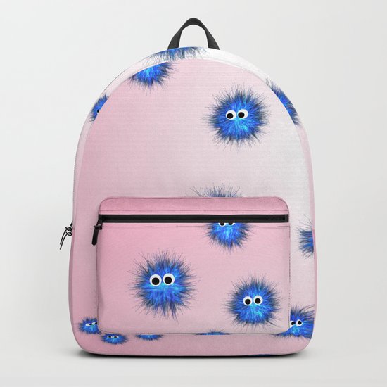 little blue backpack