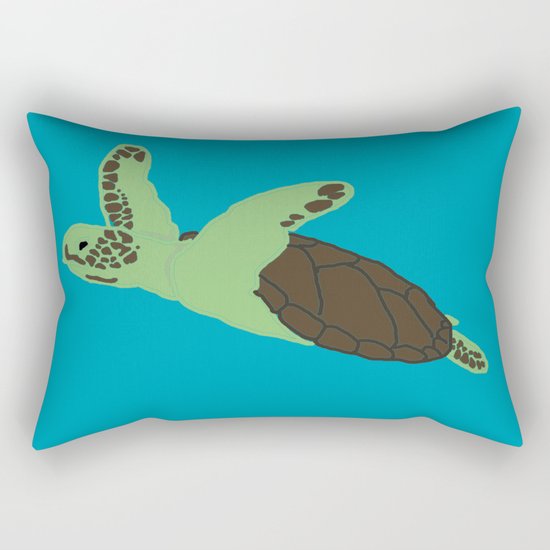 Seaturtle Travelling Rectangular Pillow