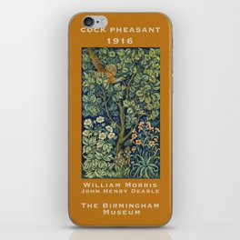 William Morris Arts And Craft Vintage Exhibition Poster 1916 iPhone Skin