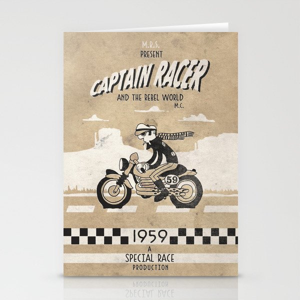 CAPTIAN RACER Stationery Cards