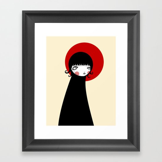 Redd Moon Framed Art Print
