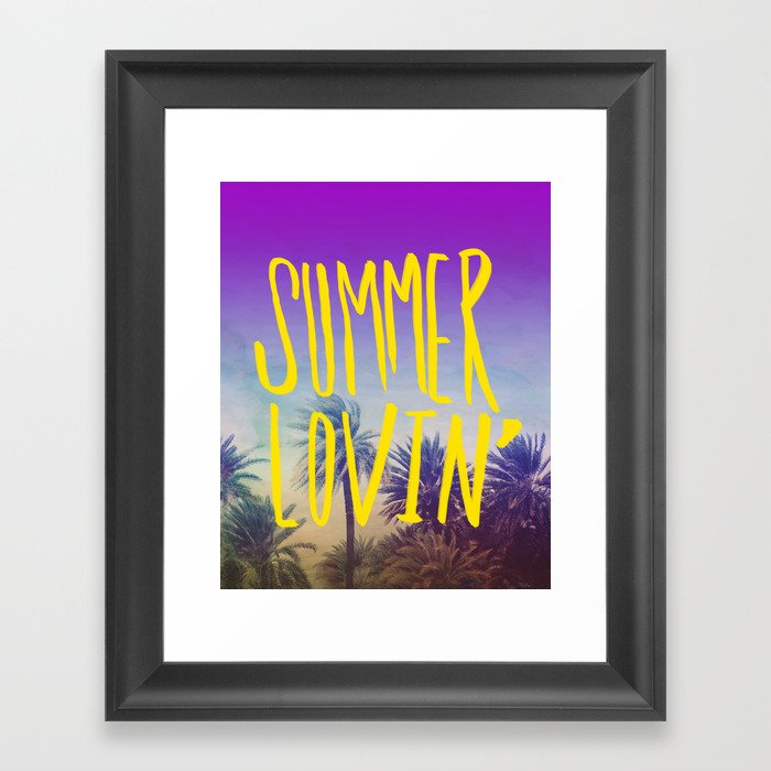 Summer Lovin' Framed Art Print