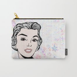 Woman in retro style - series 1a Carry-All Pouch