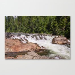 Yaak Waterfall Montana Canvas Print