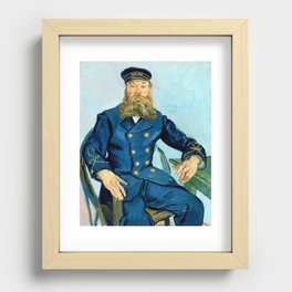 Vincent van Gogh "Portrait of the Postman Joseph Roulin" Recessed Framed Print