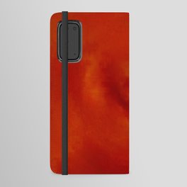 Abstract flare rich red Android Wallet Case