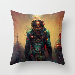 The Astral Prophet Throw Pillow
