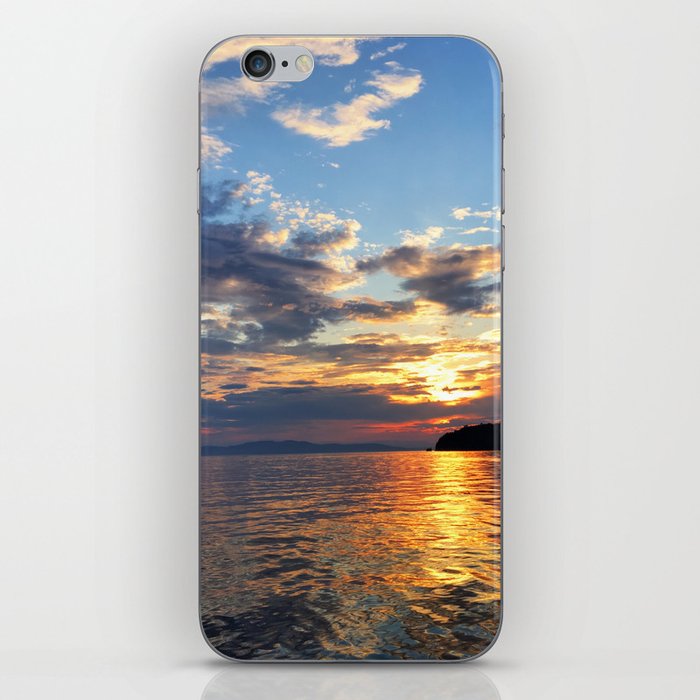 Sunset Over Lake Champlain iPhone Skin