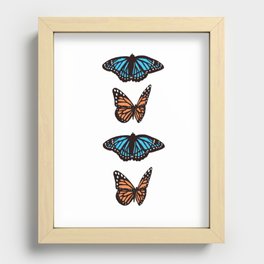 Butterflies Recessed Framed Print
