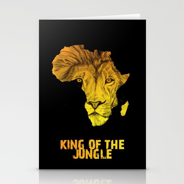 King Of The Jungle! Stationery Cards