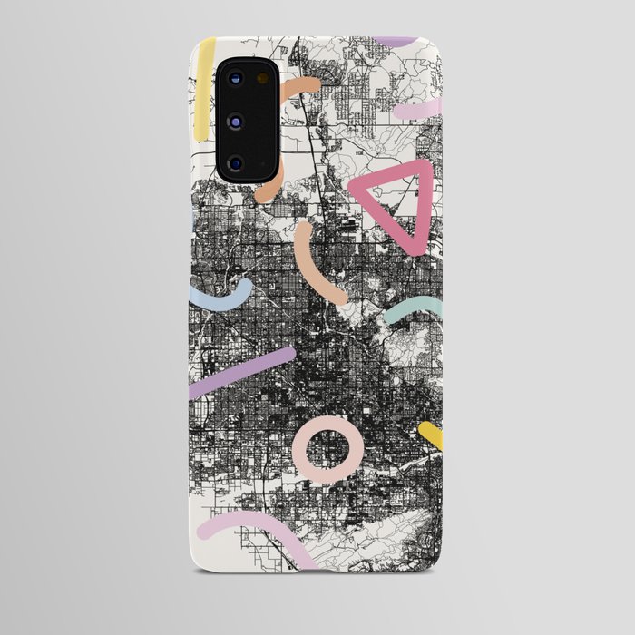 USA - Phoenix, Arizona - City Map Collage Android Case