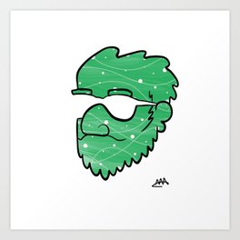 Green Swag Art Print