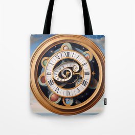Clock with 13 hours Tote Bag