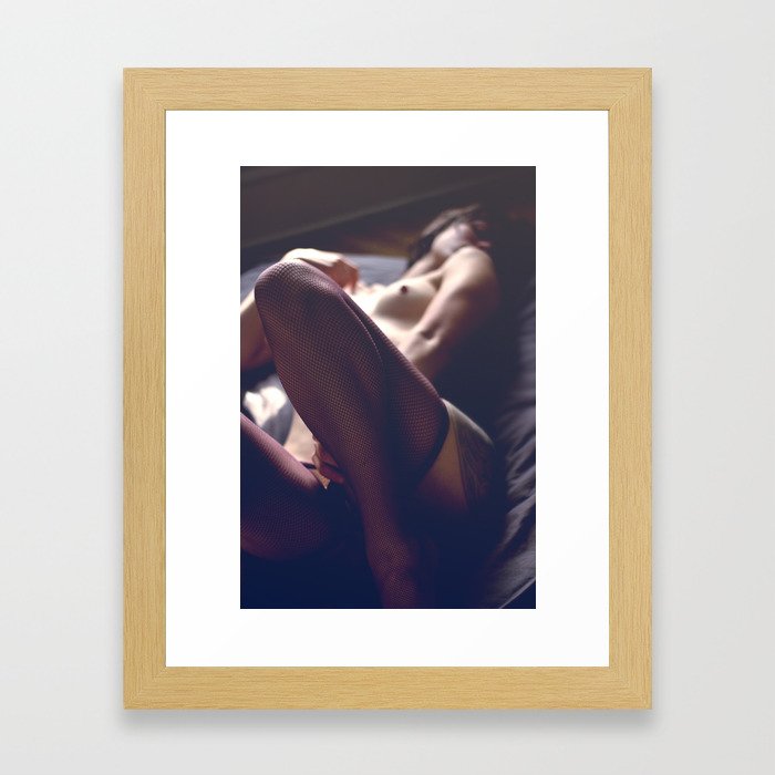 Opiette by Ubik - Nude Photography Framed Art Print