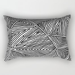 Authentic Aboriginal Art - The Fields Rectangular Pillow