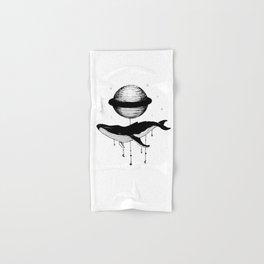 Whales & Saturn Hand & Bath Towel