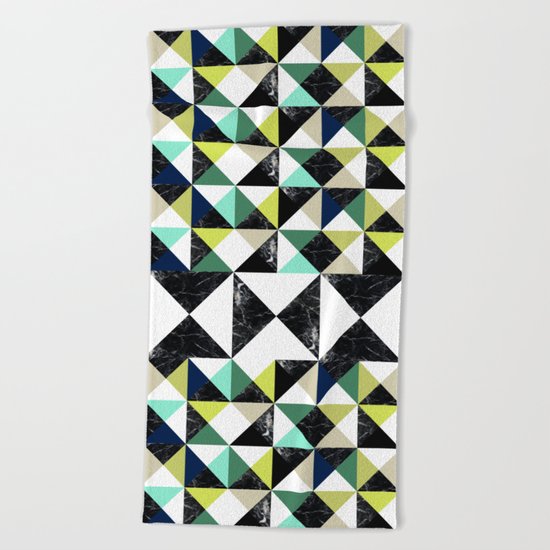 MarblePattern Beach Towel
