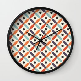 Colorful Mid Century decoration 2 Wall Clock