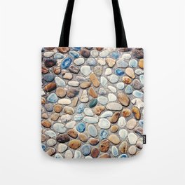 Pebble Rock Flooring V Tote Bag
