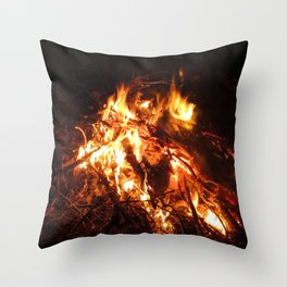 Bonfire Throw Pillow