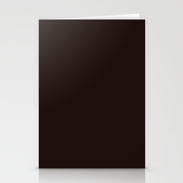 Cow Black-Brown Stationery Cards