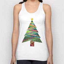 Christmas Tree Unisex Tank Top