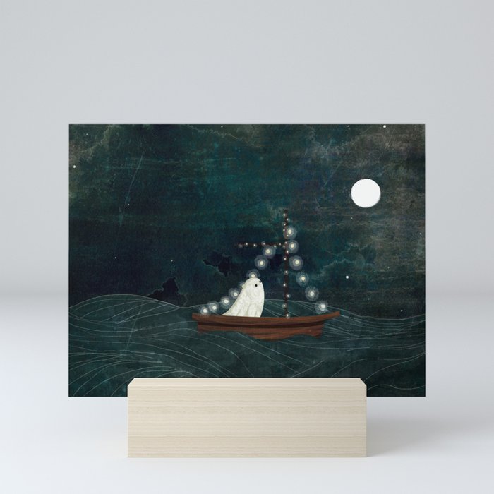 Ghost Boat Ride Mini Art Print