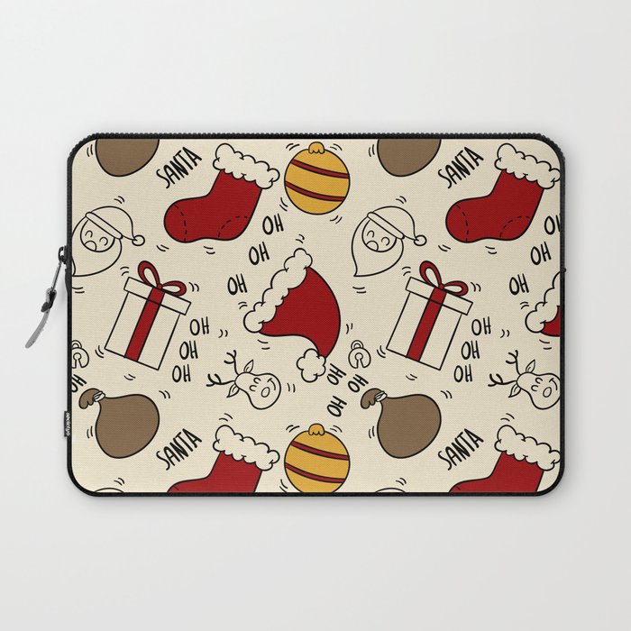 Christmas Pattern Laptop Sleeve