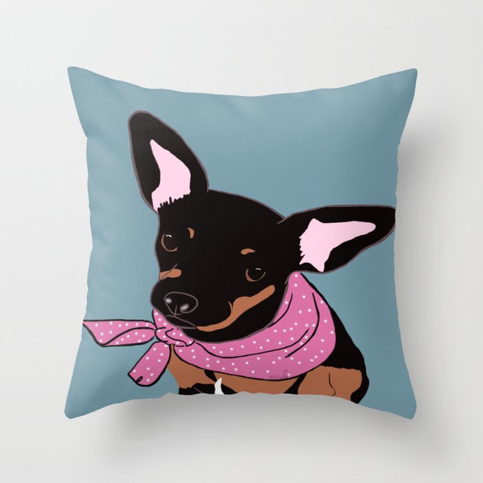 Sweet Chihuahua Throw Pillow