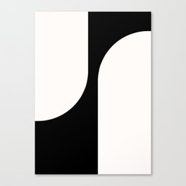 Modern Minimal Arch Abstract XXXVI Canvas Print