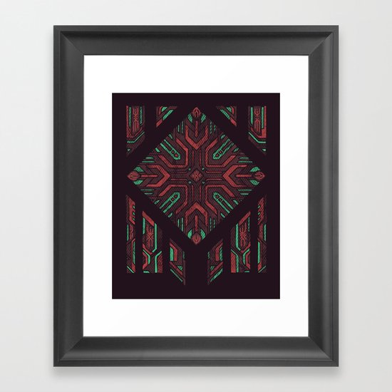 Compartmentalized Framed Art Print