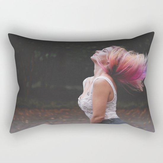 Enjoy Life #girl #adventure Rectangular Pillow