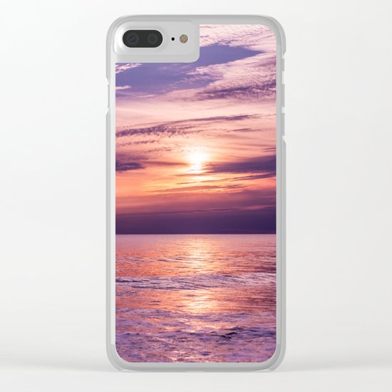 A Moving Sea Between The Shores Clear iPhone Case