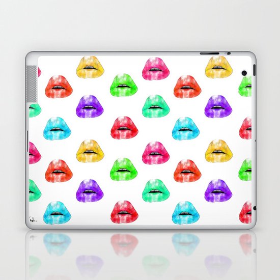 Lip Print Laptop & iPad Skin