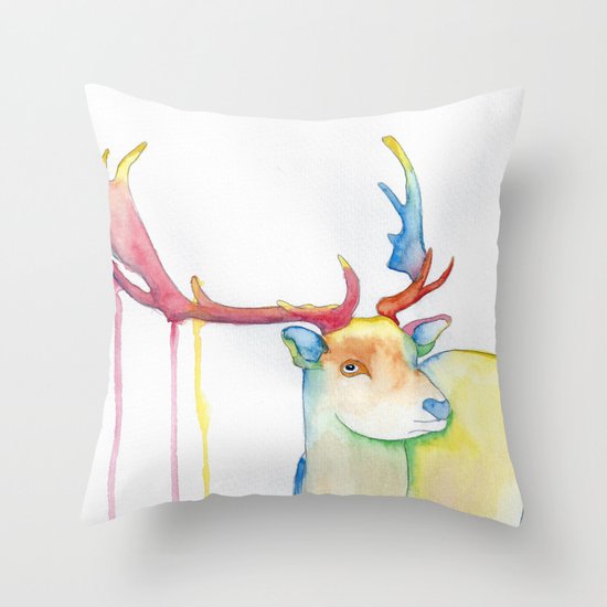 Elk Throw Pillow