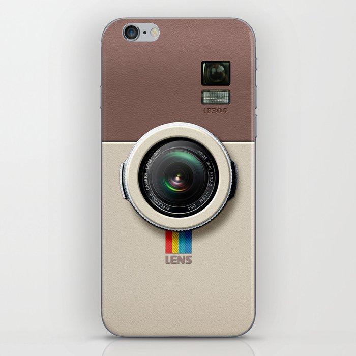 Lens LB300 Camera - insta - brown iPhone Skin
