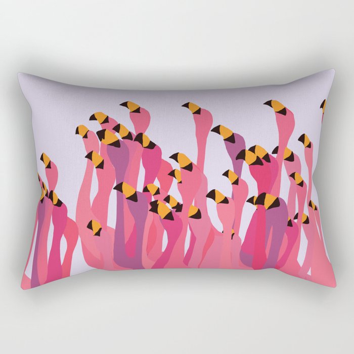Flamingos Rectangular Pillow