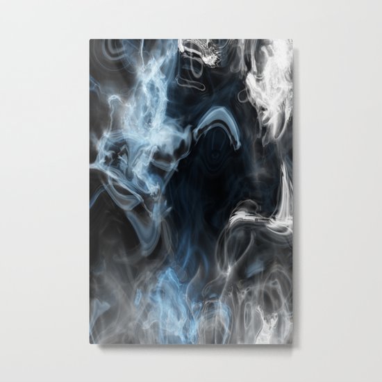 Smoke Metal Print