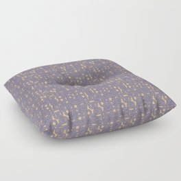 Geo Purple Floor Pillow