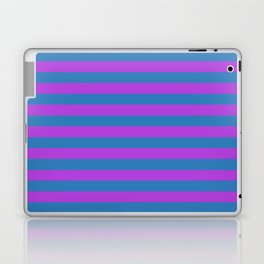 Blue and Purple Stripes Laptop & iPad Skin